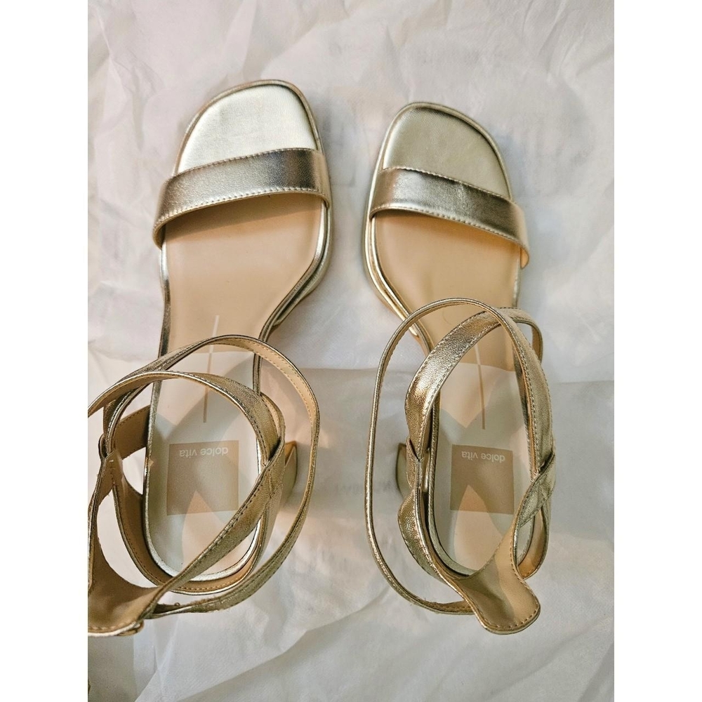 Dolce Vita Metallic Gold Sandals